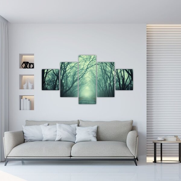 Obraz - Droga z aleją drzew (125x70 cm)