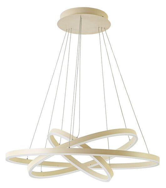 Lampa Wisząca Arcchio, Albiona, ściemnialny, beżowy, salon, metal, nowoczesny