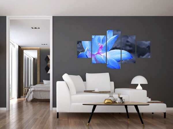 Obraz szczegółu kwiatu (125x70 cm)