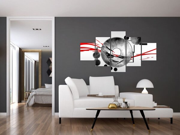 Abstrakcyjny obraz (125x70 cm)