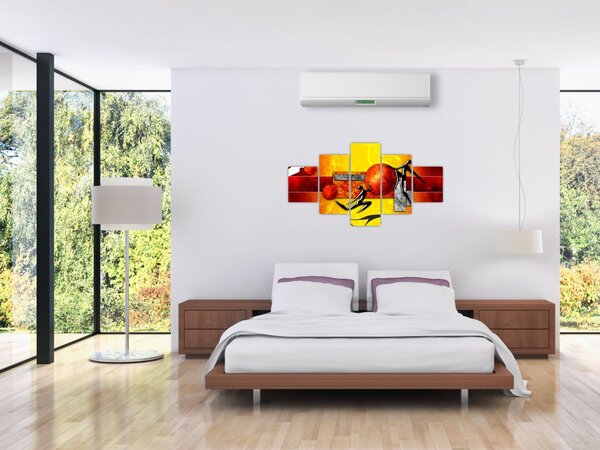 Obraz - Malarstwo ludzkości (125x70 cm)