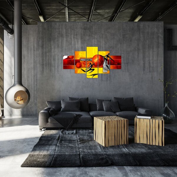 Obraz - Malarstwo ludzkości (125x70 cm)