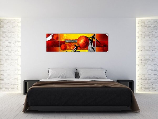 Obraz - Malarstwo ludzkości (170x50 cm)
