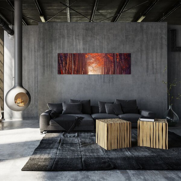 Obraz - Jesienny las (170x50 cm)