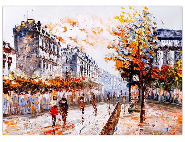 Obraz - Życie w mieście (70x50 cm)