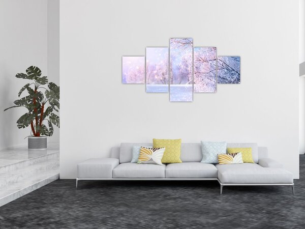 Obraz - Mroźna zima (125x70 cm)