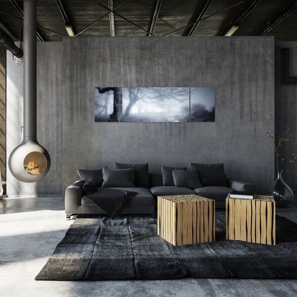 Obraz- Droga we mgle (170x50 cm)