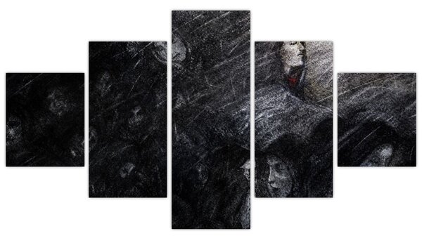 Obraz - Smutek i wyrzeczenie (125x70 cm)