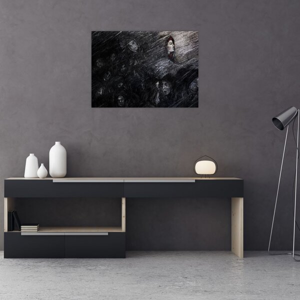 Obraz - Smutek i wyrzeczenie (70x50 cm)