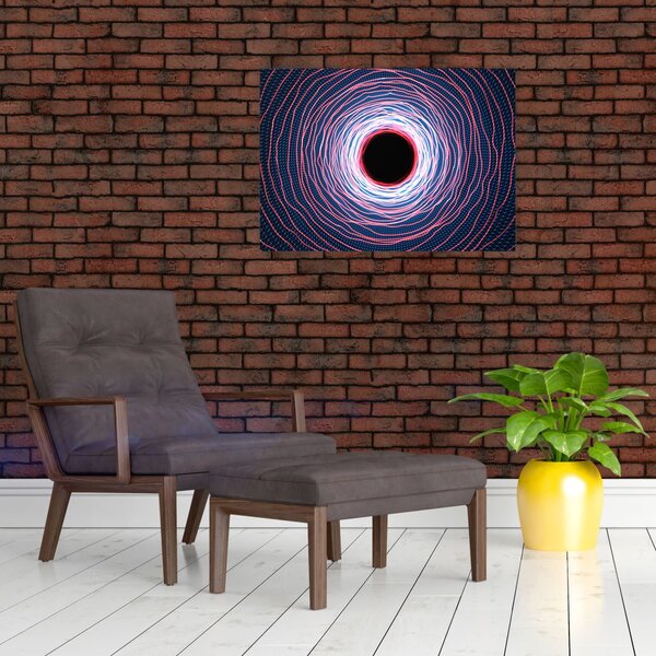 Obraz abstrakcji koła (70x50 cm)