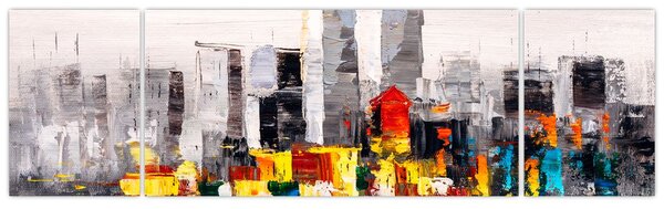Obraz - Obraz przedstawiający duże miasto (170x50 cm)