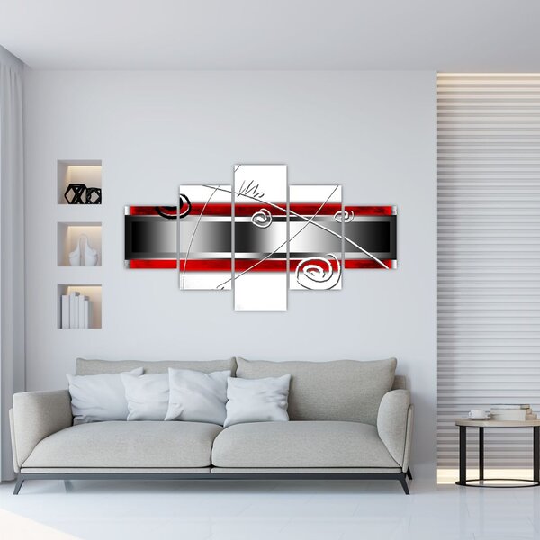 Abstrakcyjny obraz (125x70 cm)