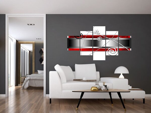 Abstrakcyjny obraz (125x70 cm)