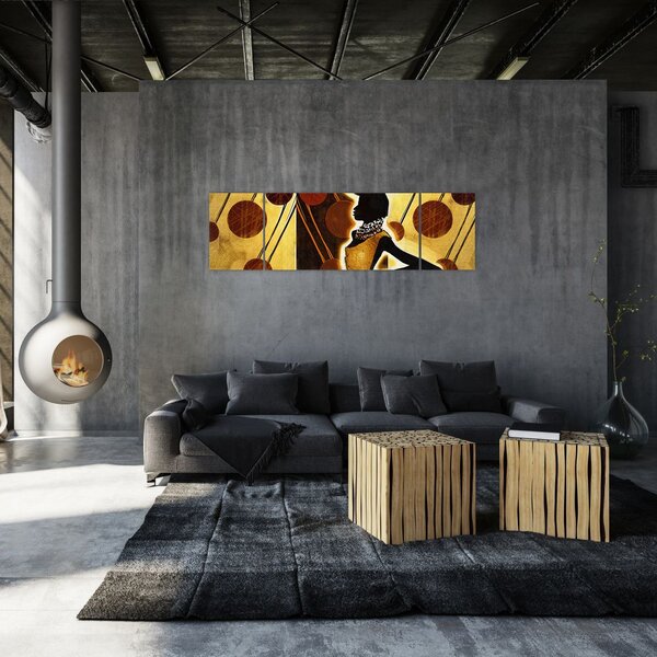 Obraz artystycznego malarstwa starożytnego (170x50 cm)