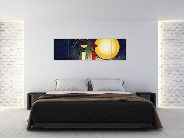 Obraz starożytnego obrazu (170x50 cm)