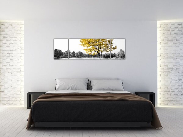 Obraz - Odpoczynek w parku (170x50 cm)