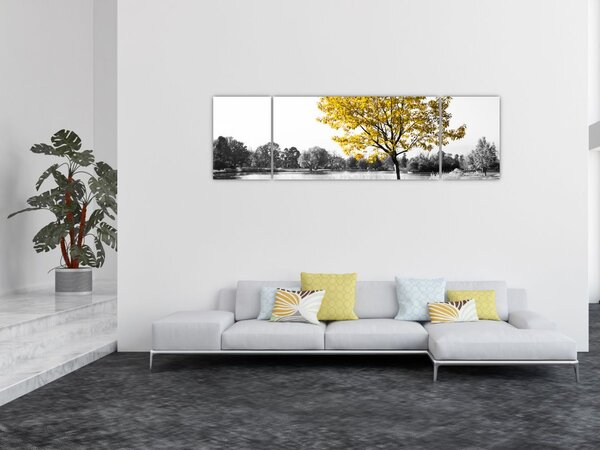Obraz - Odpoczynek w parku (170x50 cm)