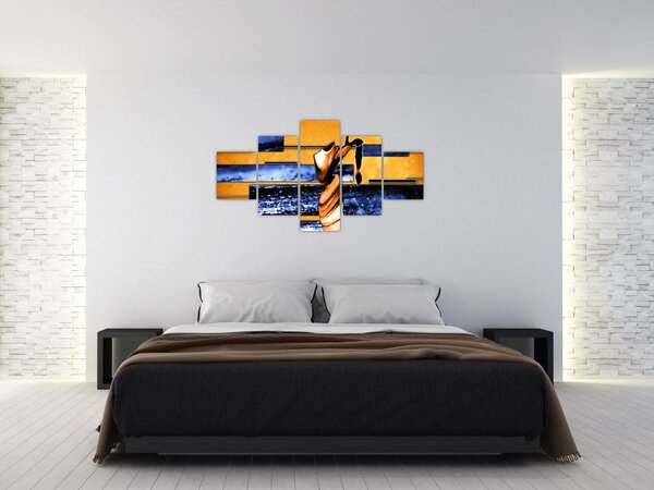 Obraz obrazu abstrakcyjnego (125x70 cm)