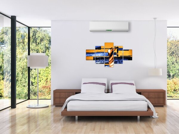 Obraz obrazu abstrakcyjnego (125x70 cm)