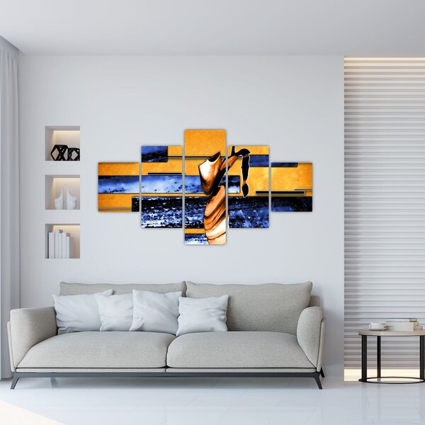 Obraz obrazu abstrakcyjnego (125x70 cm)