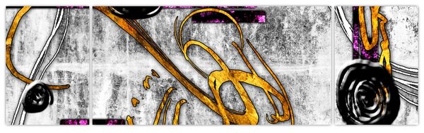 Obraz abstrakcji (170x50 cm)