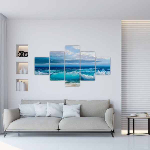 Obraz - Fale morskie (125x70 cm)
