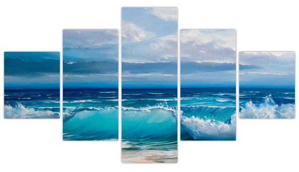 Obraz - Fale morskie (125x70 cm)