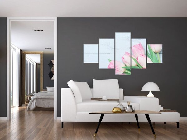 Zdjęcie - Bukiet tulipanów (125x70 cm)