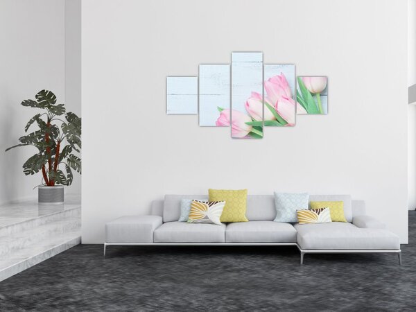 Zdjęcie - Bukiet tulipanów (125x70 cm)
