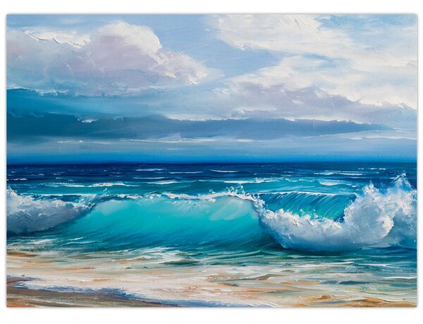 Obraz - Fale morskie (70x50 cm)