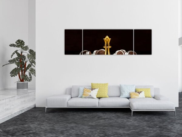 Obraz - Figury szachowe (170x50 cm)