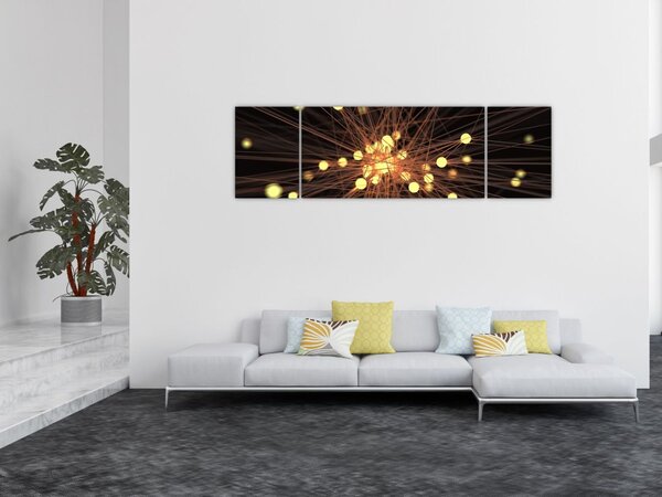 Obraz abstrakcji (170x50 cm)