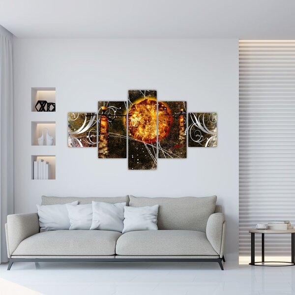 Obraz malarstwa z epoki starożytnej (125x70 cm)