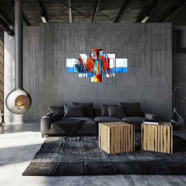 Obraz przedstawiający starożytną osobę (125x70 cm)