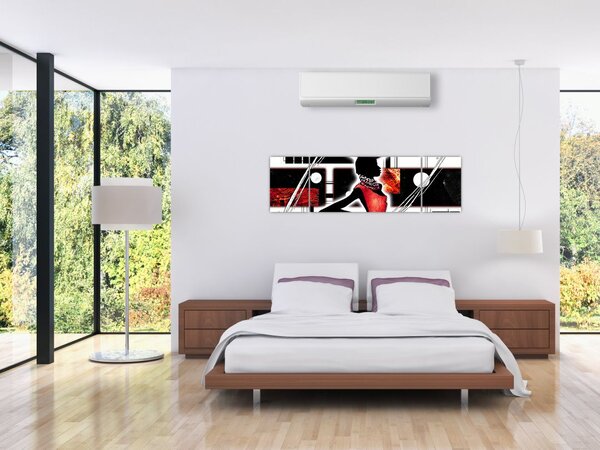 Obraz obrazu starożytnej damy (170x50 cm)