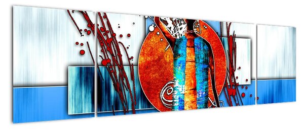 Obraz przedstawiający starożytną osobę (170x50 cm)