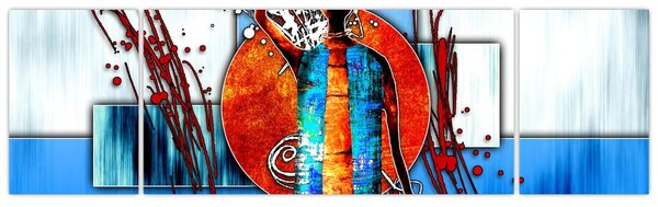 Obraz przedstawiający starożytną osobę (170x50 cm)