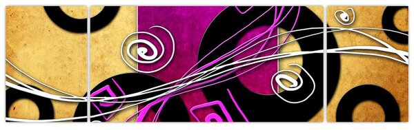 Obraz abstrakcji (170x50 cm)