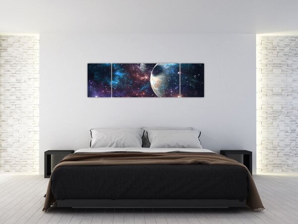 Obraz kosmosu (170x50 cm)
