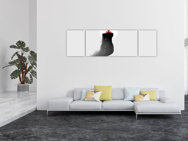 Obraz - Medytacja na górze (170x50 cm)