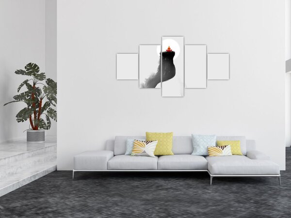 Obraz - Medytacja na górze (125x70 cm)