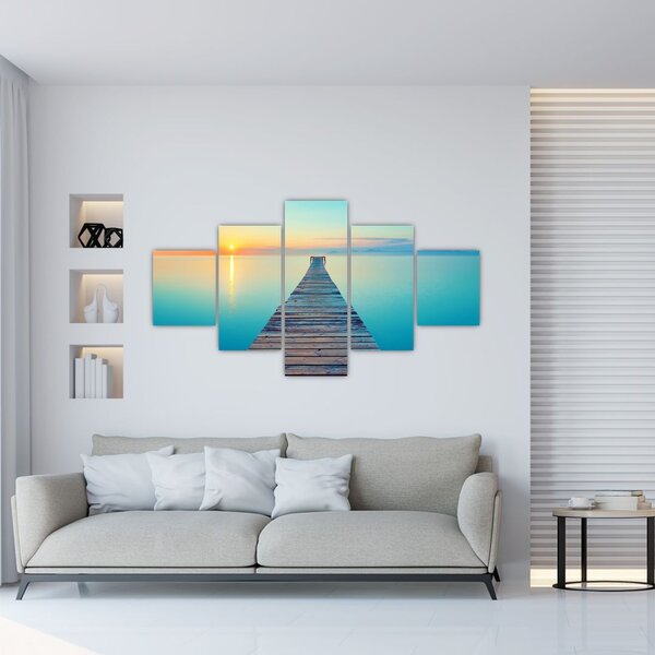Obraz - Molo do nieskończoności (125x70 cm)