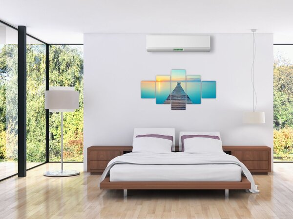Obraz - Molo do nieskończoności (125x70 cm)