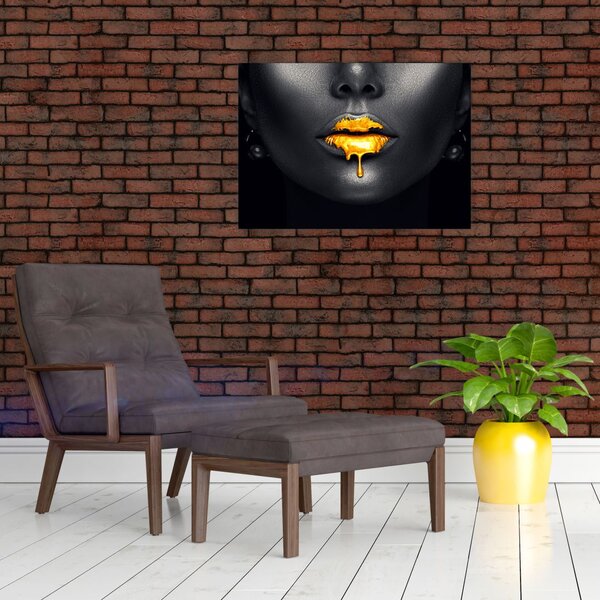 Obraz - Usta kobiety (70x50 cm)
