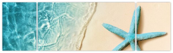Obraz - Rozgwiazda na plaży (170x50 cm)