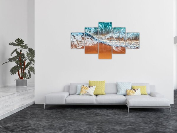 Obraz plaży morskiej (125x70 cm)