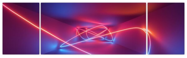 Obraz nowoczesnej abstrakcji (170x50 cm)