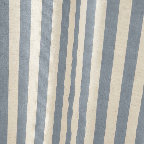 Niebieska firanka 140x183 cm Zanzibar Stripe – Pineapple Elephant