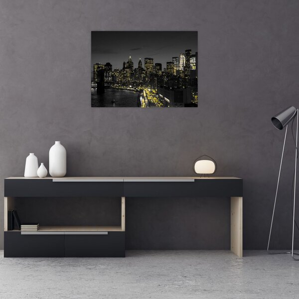 Obraz nocnej metropolii (70x50 cm)