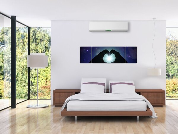 Obraz - Miłość symboliczna (170x50 cm)